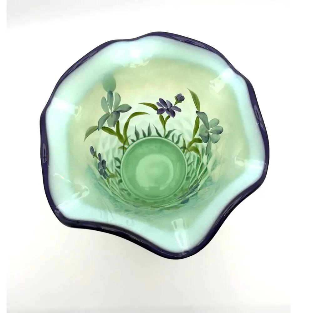 Fenton green opalescent